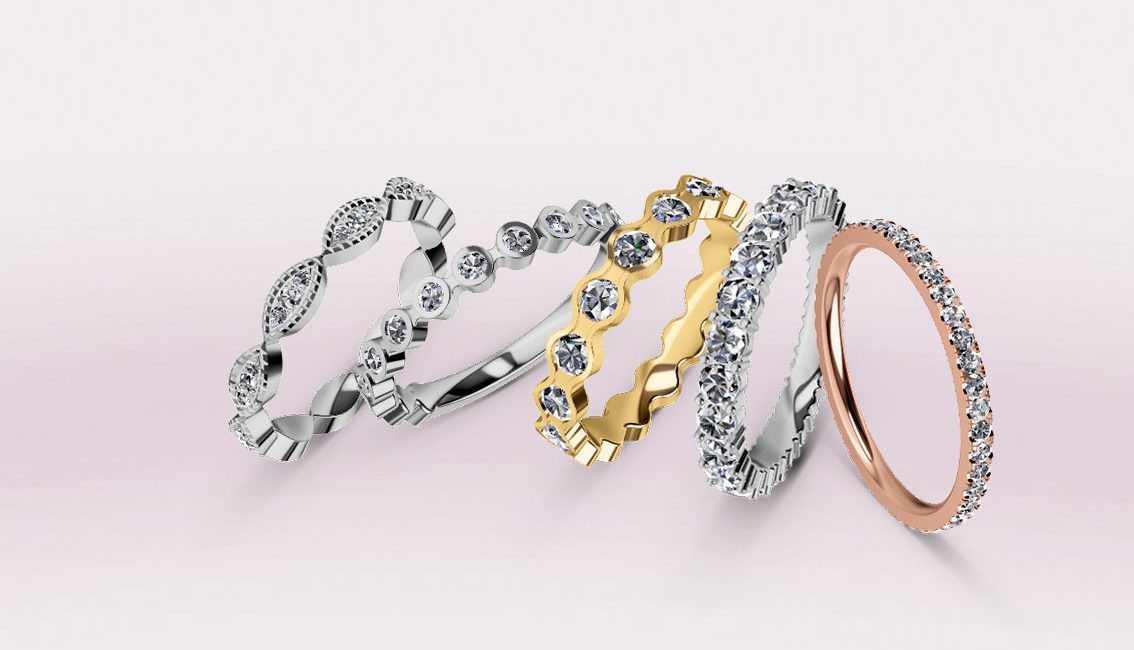 Luxe wedding Diamond ring - Luxe Wedding Rings