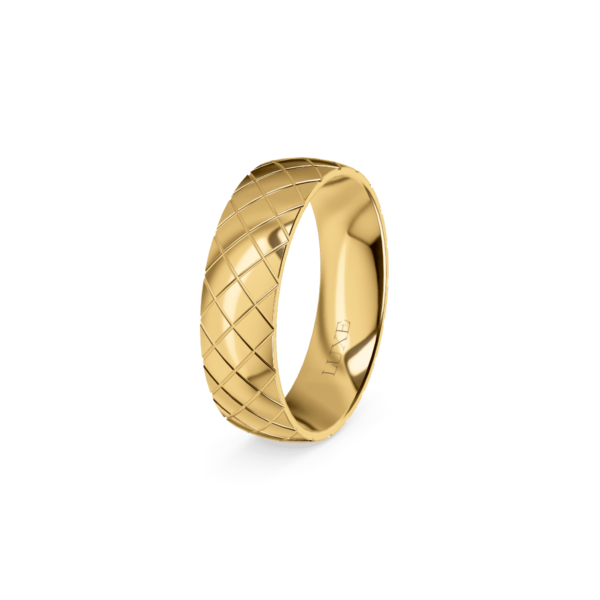 ARAGON gold ring - Luxe Wedding Rings