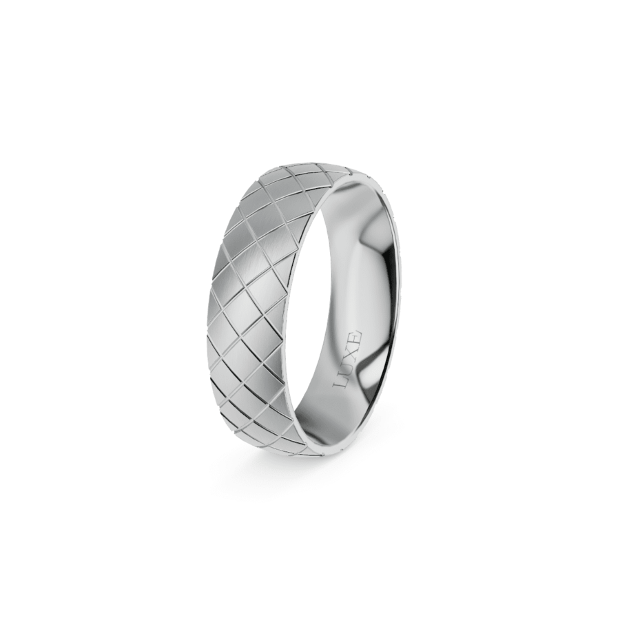 ARAGON silver ring - Luxe Wedding Rings