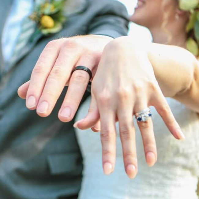 Couple Zirconium - Luxe Wedding Rings